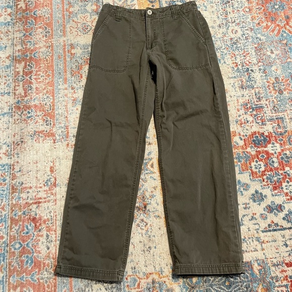 Old Navy Pants - Old Navy cotton green wide-leg pants